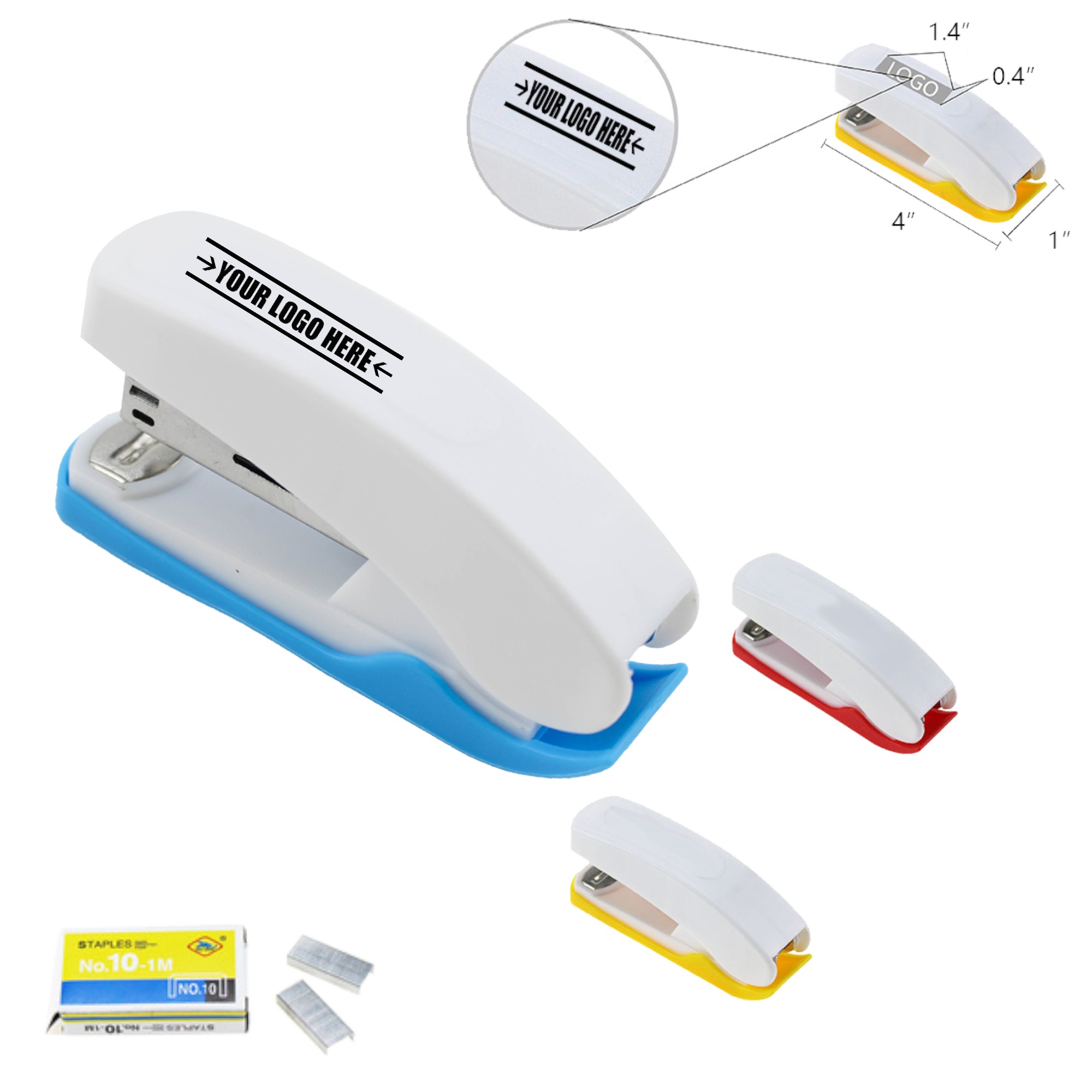 Two-Tone Stapler With Staple Set For Office Use 4