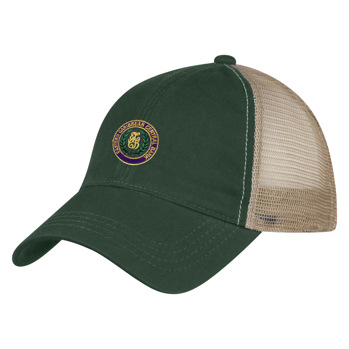 Washed Cotton Mesh Back Cap 1