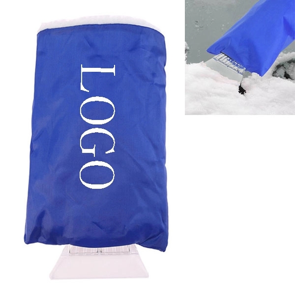 Waterproof Ice Scraper Mitt for Car Windshield 2
