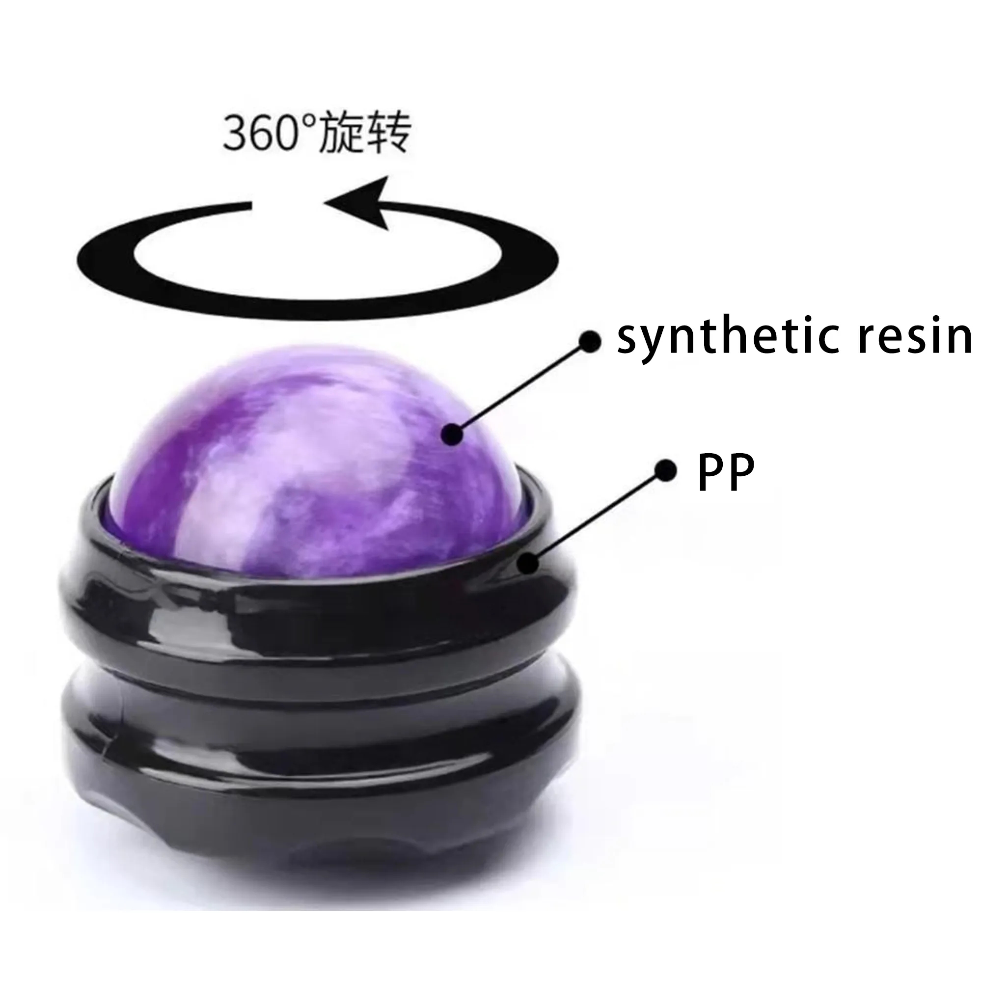 Handheld Resin Massage Roller Ball 5