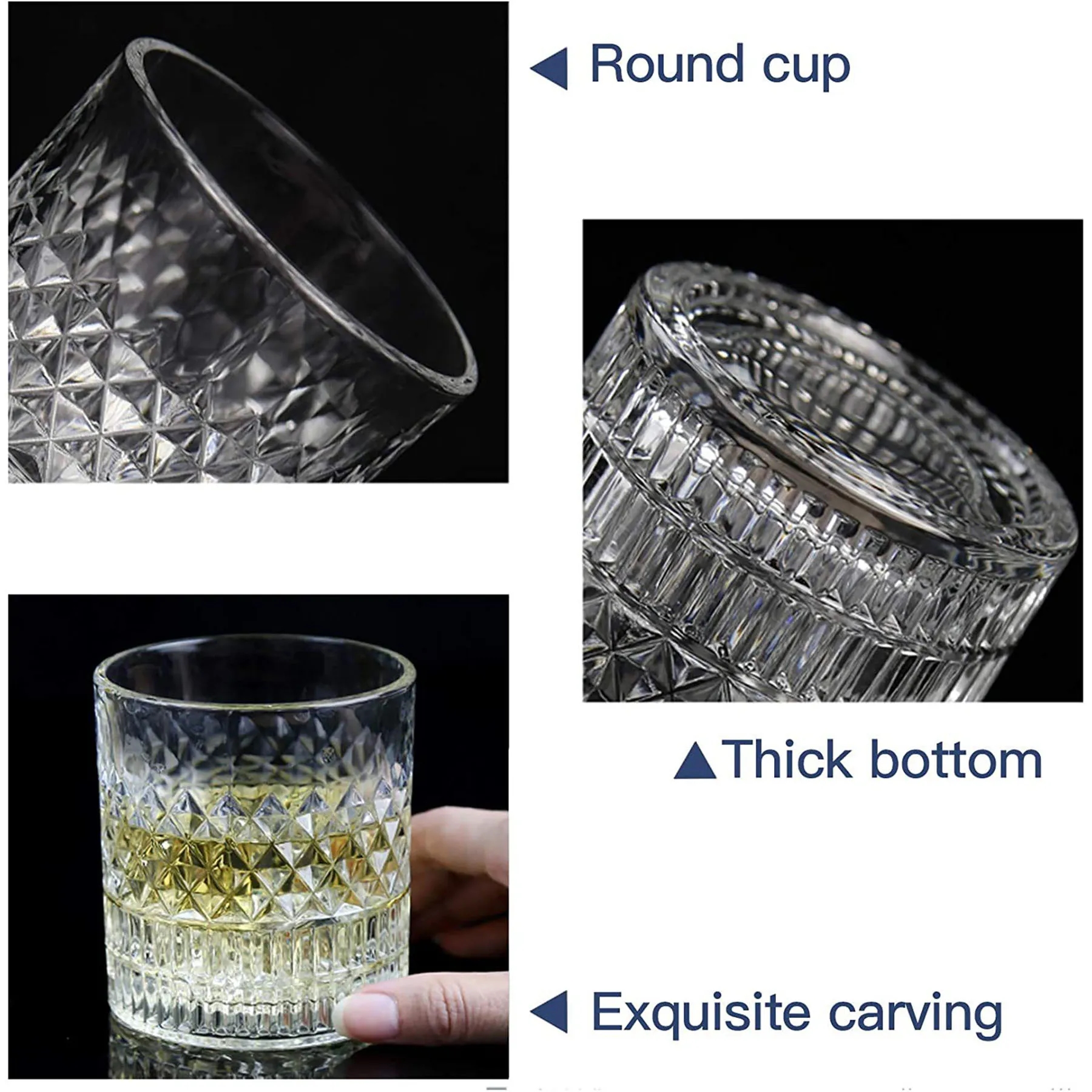 Whiskey Glasses Set of 4 Gift Box 2