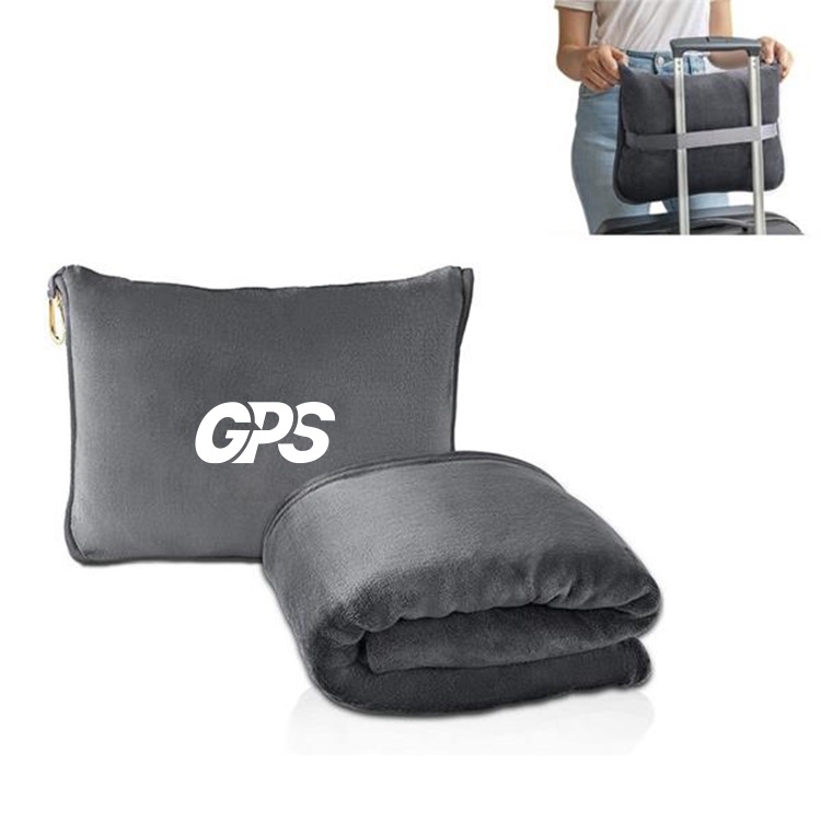 2 In1 Pillow Airplane Blanket 2