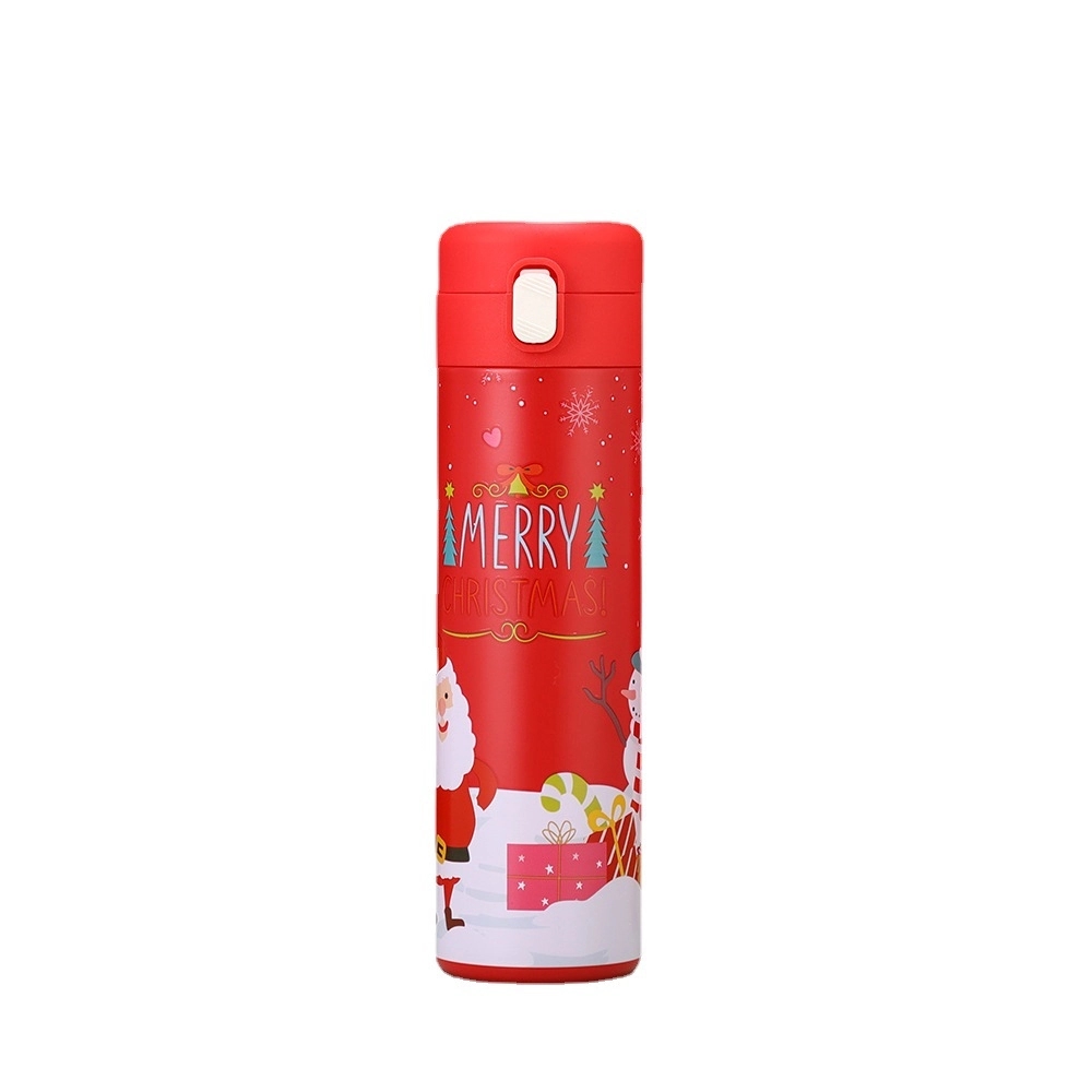 Christmas Stainless Steel Vacuum Insulated Water Bottle, custom water bottle with logo imprint 3