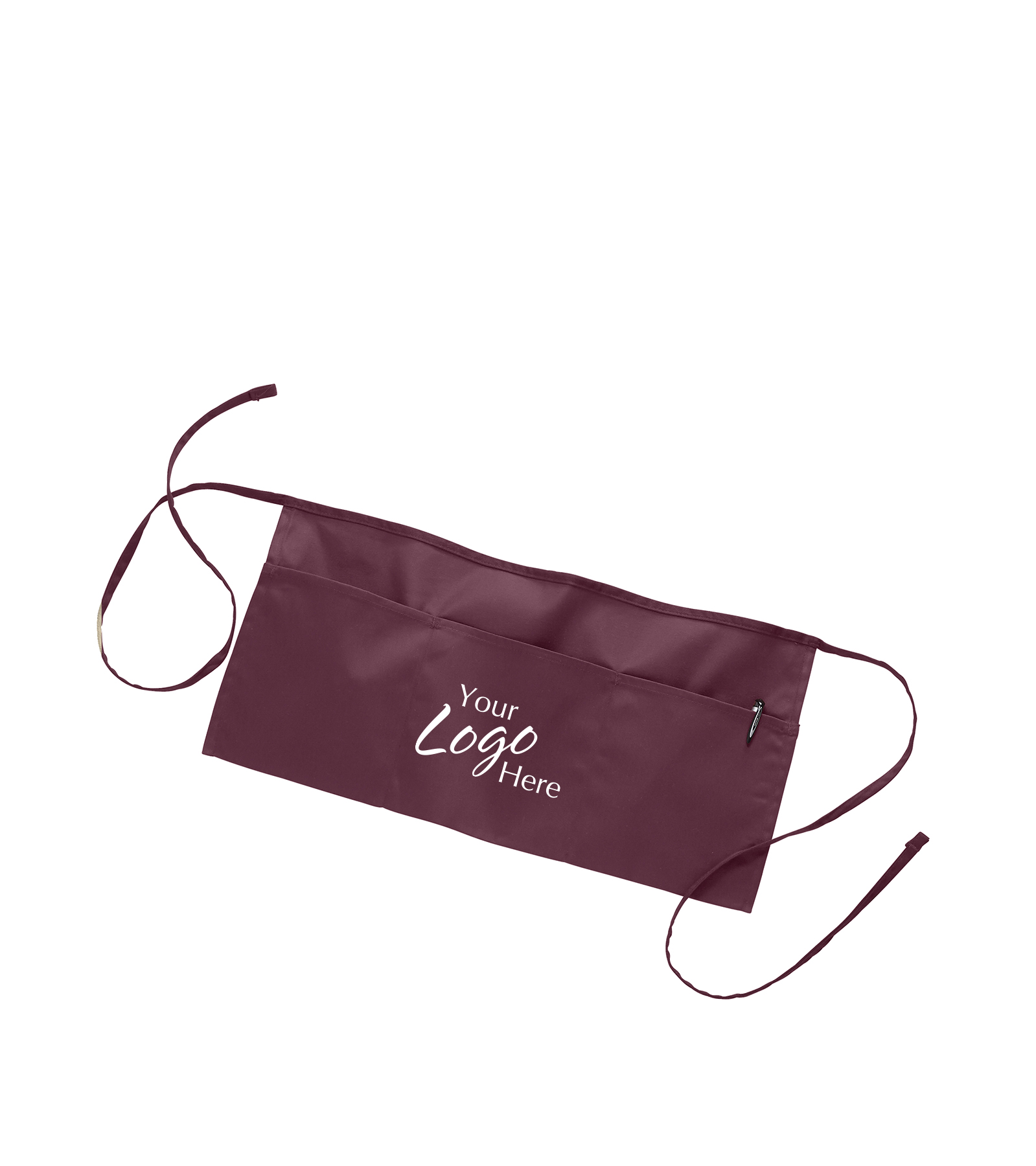 Waist Apron with 3 Compartments (24"x12") 16