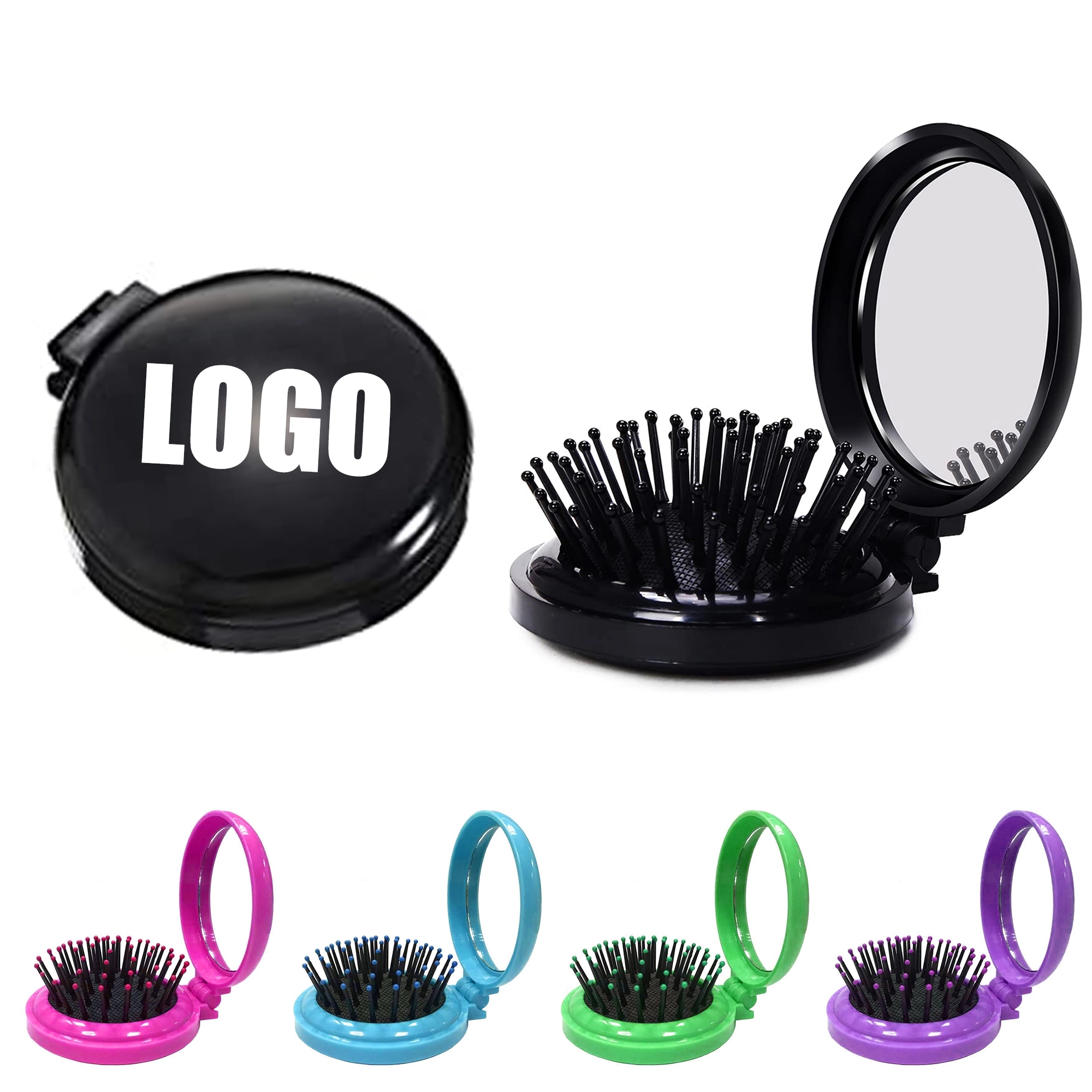 Portable Folding Comb With Mirror 4