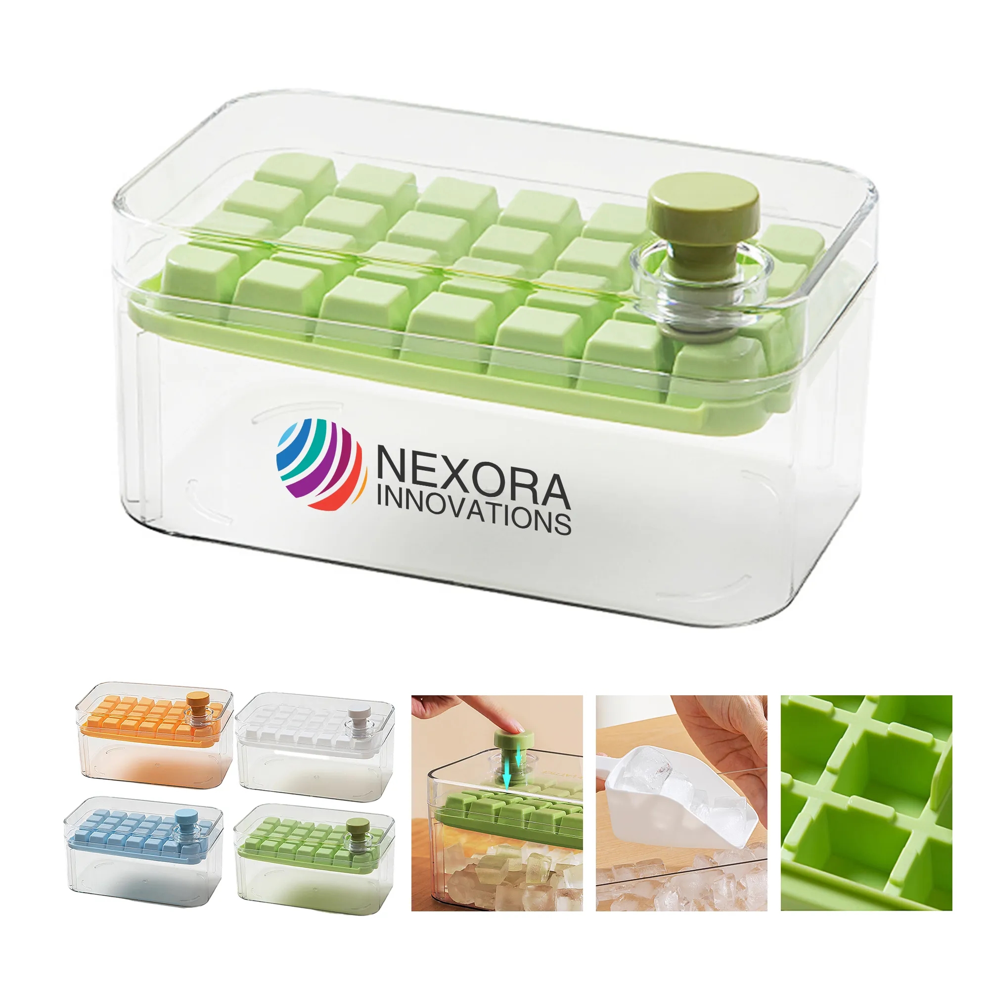 MOQ 50 One-Press Ice Maker 4