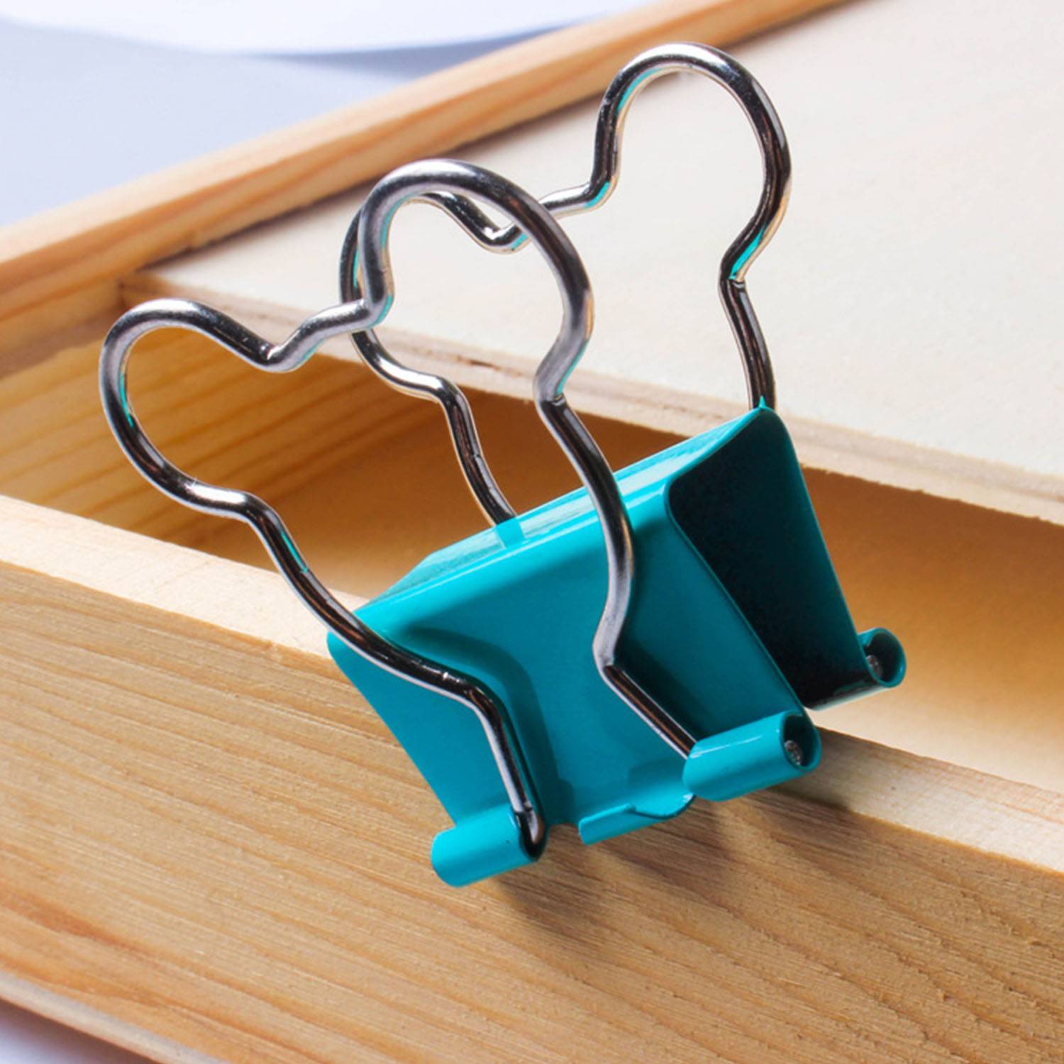 Cartoon Mouse Shaped Metal Binder Clip Paper Clap 4
