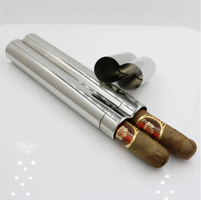 Stainless Steel Cigar Tube 2