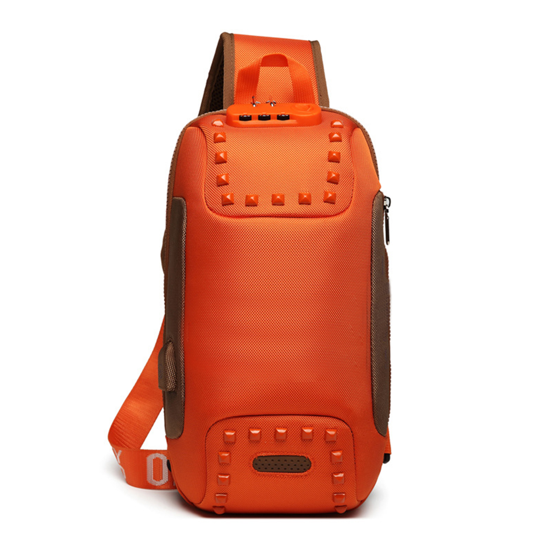 Oxford Men Sling Backpack Anti Theft Crossbody Shoulder Bag 19