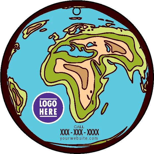 Stock Shape Acrylic Key Tag