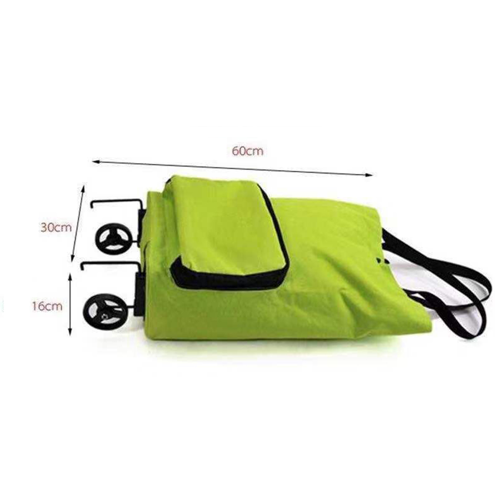 Tug pack folding portable shopping cart 7