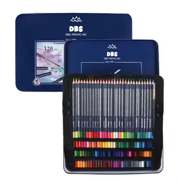 Tin Box Assorted Water Colorded Pencil Set 1