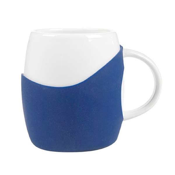 14 oz Rotunda with Silicone Band Mug 42