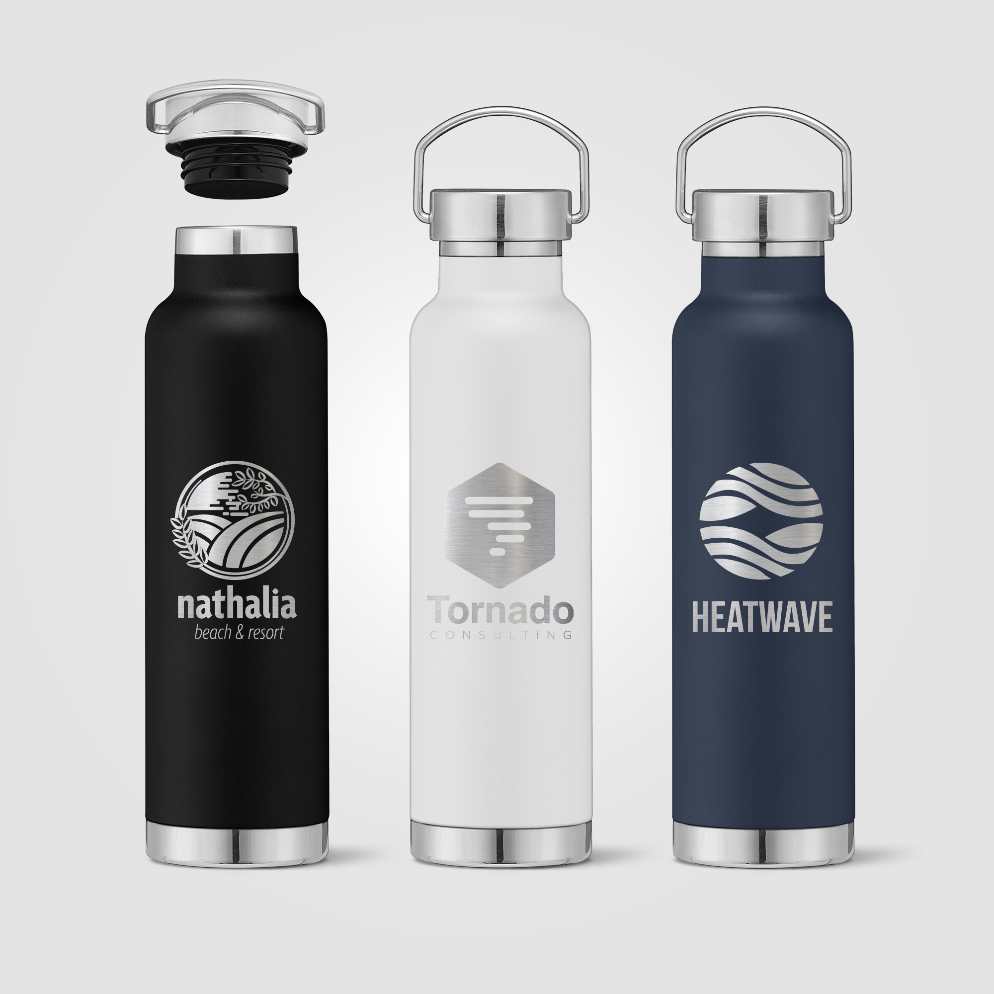 Apollo - 23 oz. Double Wall Stainless Steel Water Bottle with Lid, custom water bottle with logo imprint 15