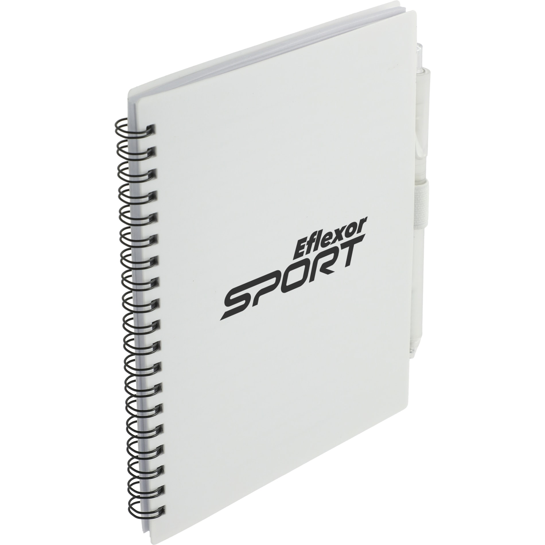 FSC® Recycled 5.5” x 7” Spiral Notebook w/ RPET Pe 59