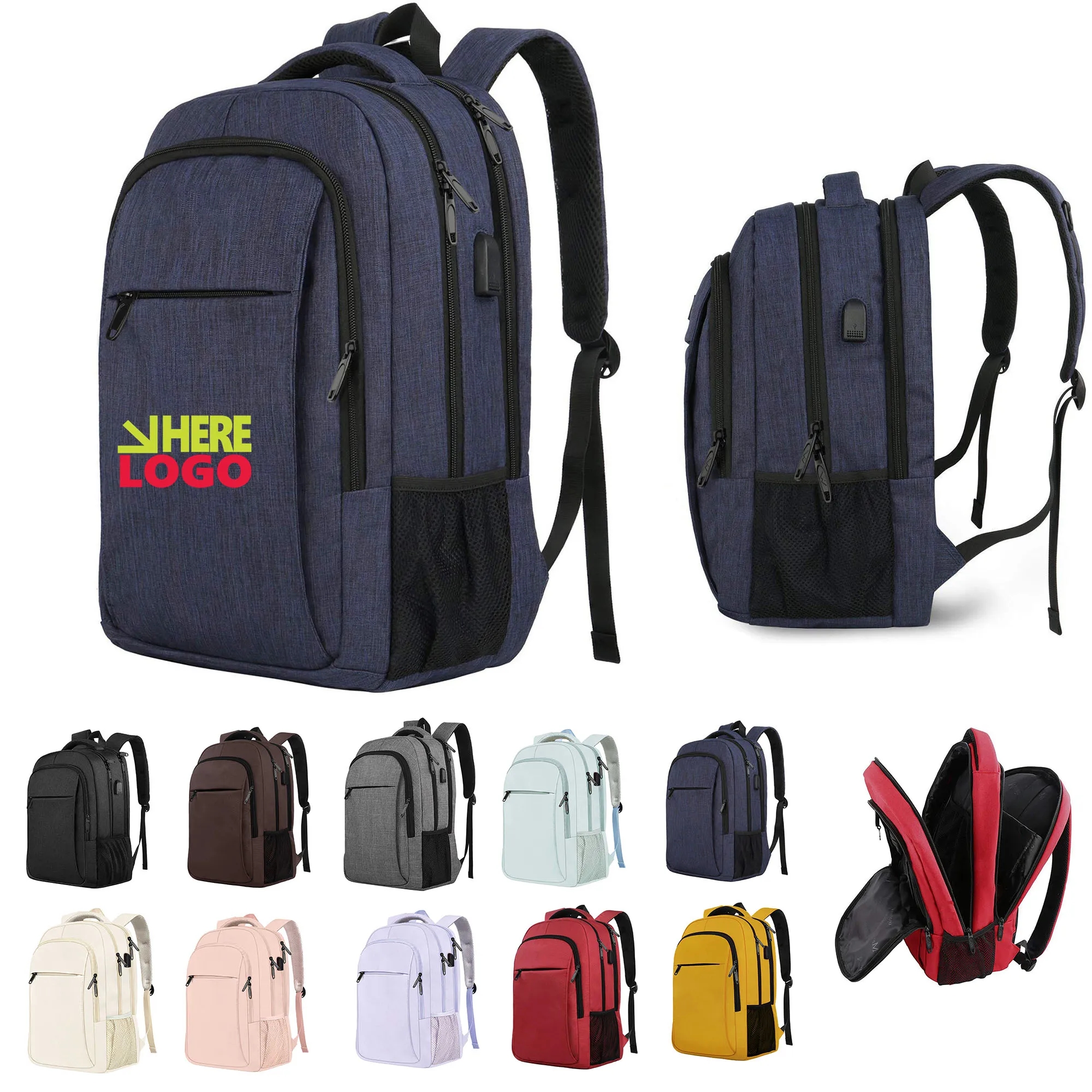 Water Resistant Travel Laptop Backpack 3