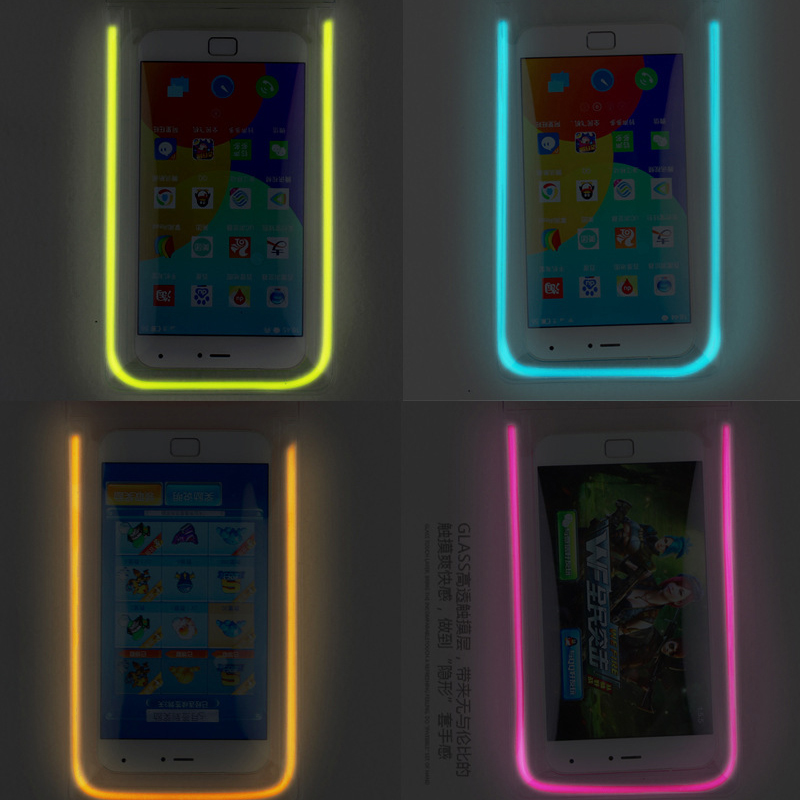 PVC Waterproof Phone Pouch W/ Luminous Strip 1