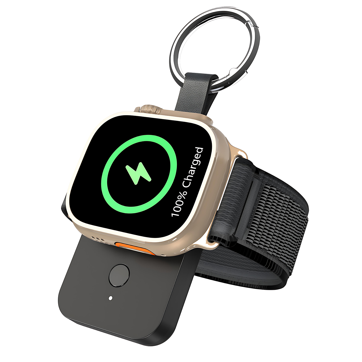1000mAh Magnetic Wireless Power Bank Keychain for Watches 6