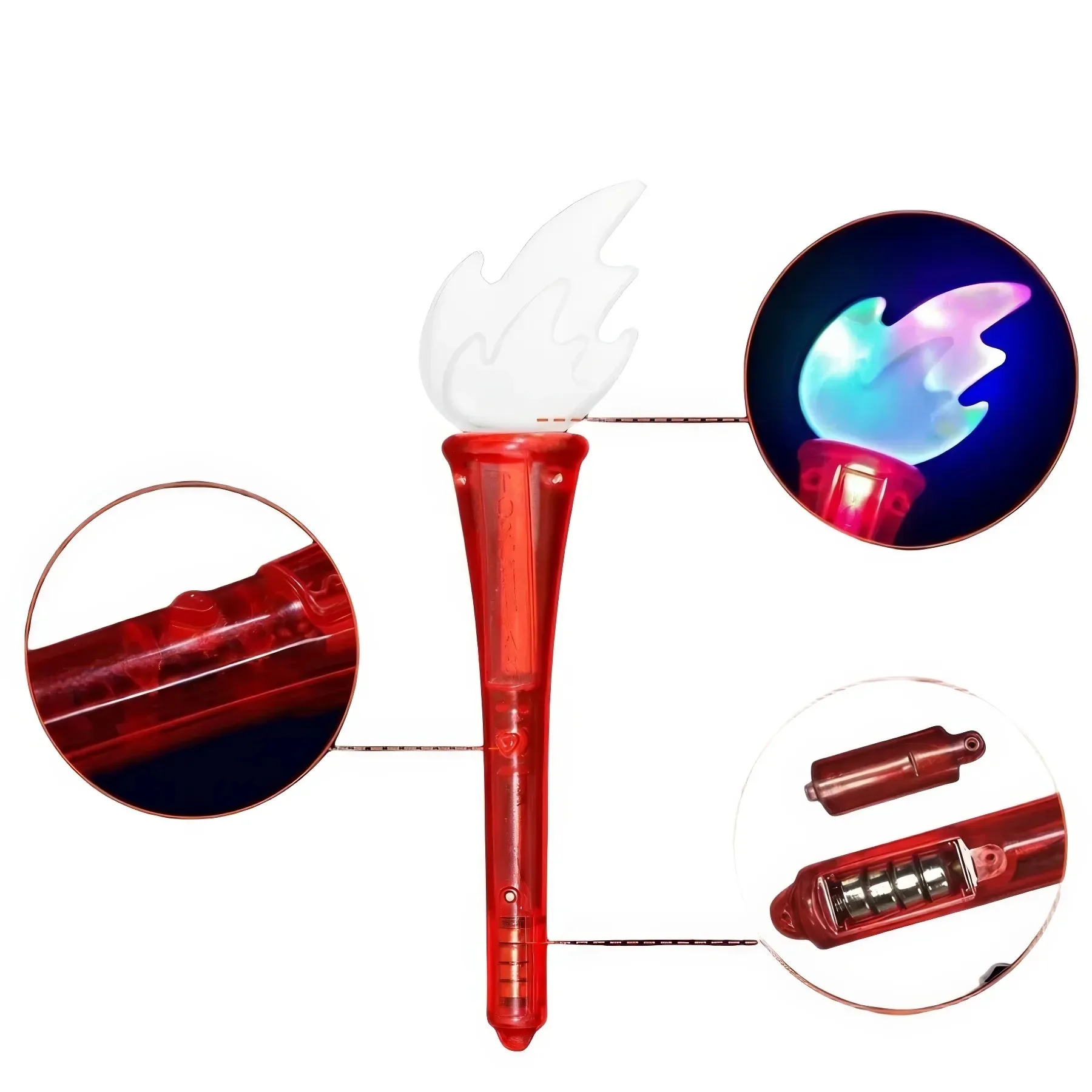 Colorful LED Glowing Torch 2