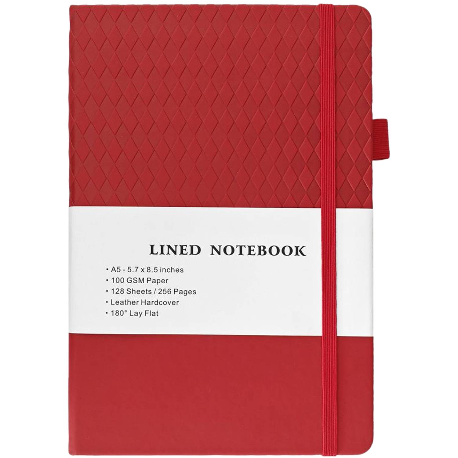 A5 PU Leather Diamond Pattern Notebook 16