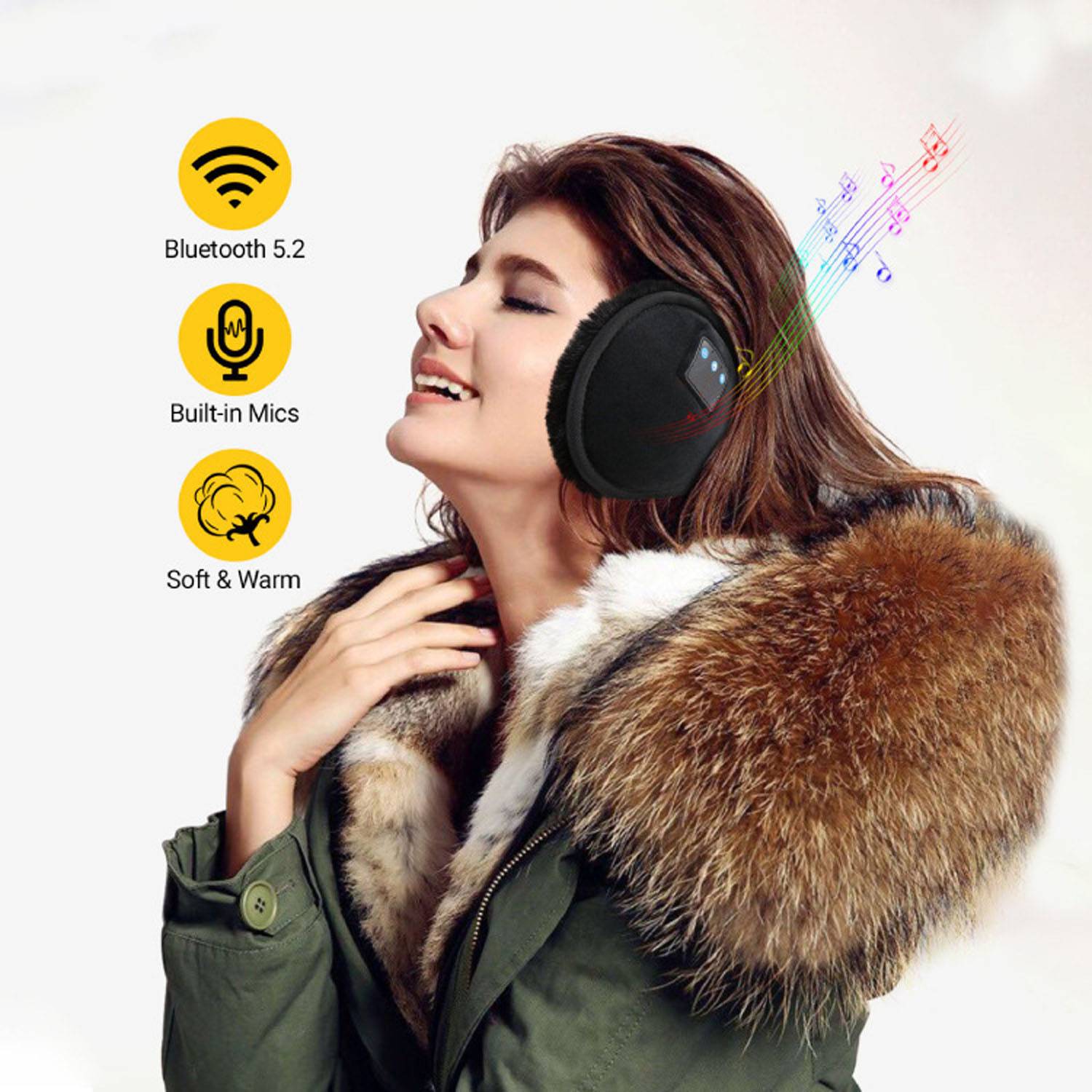 Bluetooth Wireless Winter Earmuffs 8