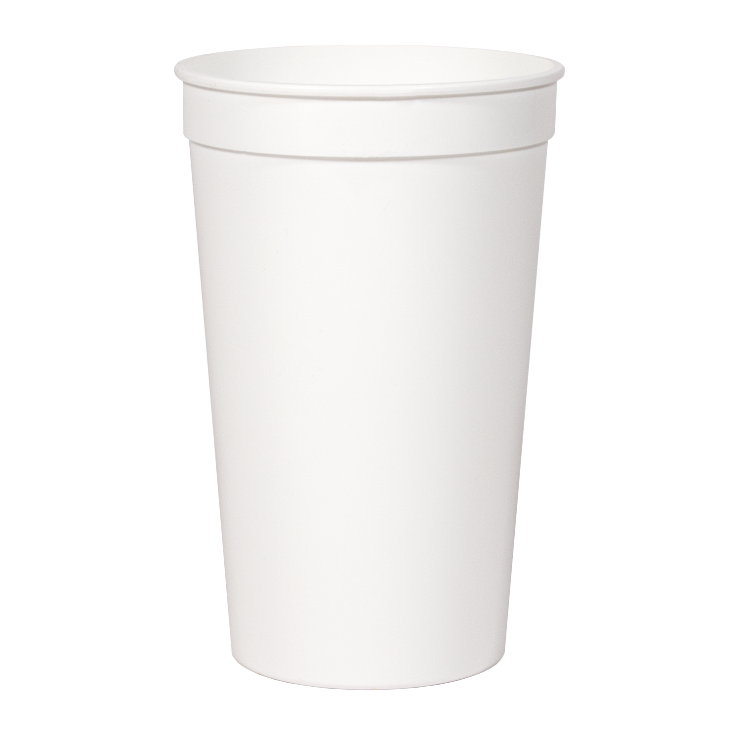 22 oz Smooth White Stadium/Souvenir Cup
