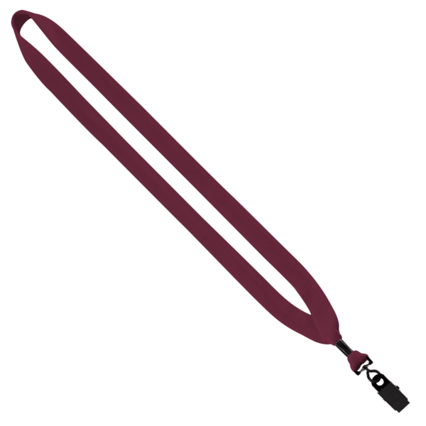 3/4" Cotton Lanyard with Metal Crimp & Split-Ring 91