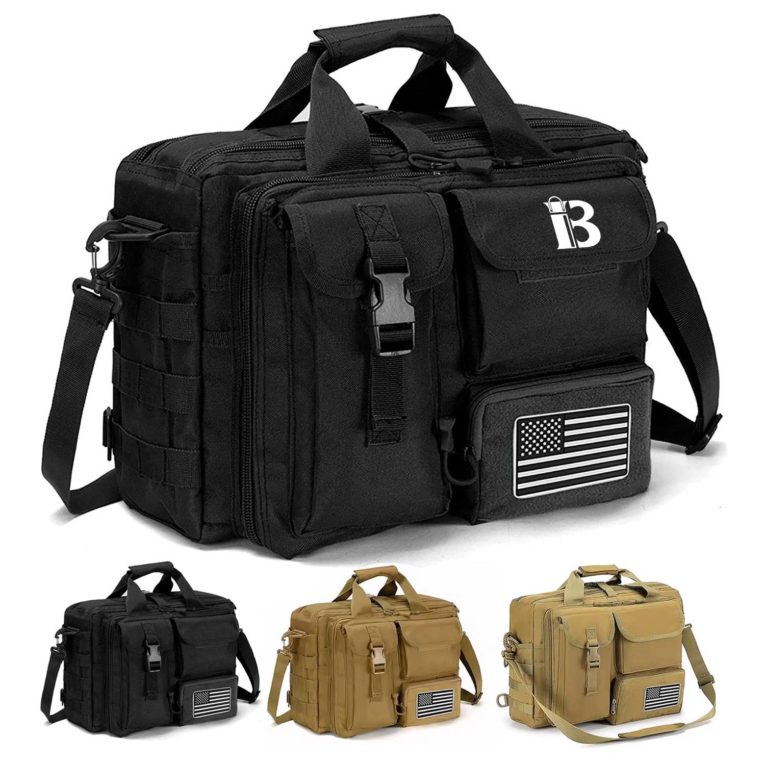 Portable Large Capacity Shoulder Messenger Bag 3