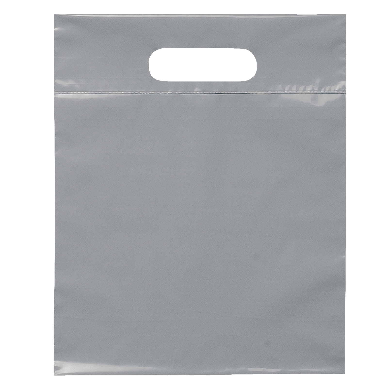 Die Cut Handle Bag - 9 1/2W x 12H - Flexo Ink Print 28