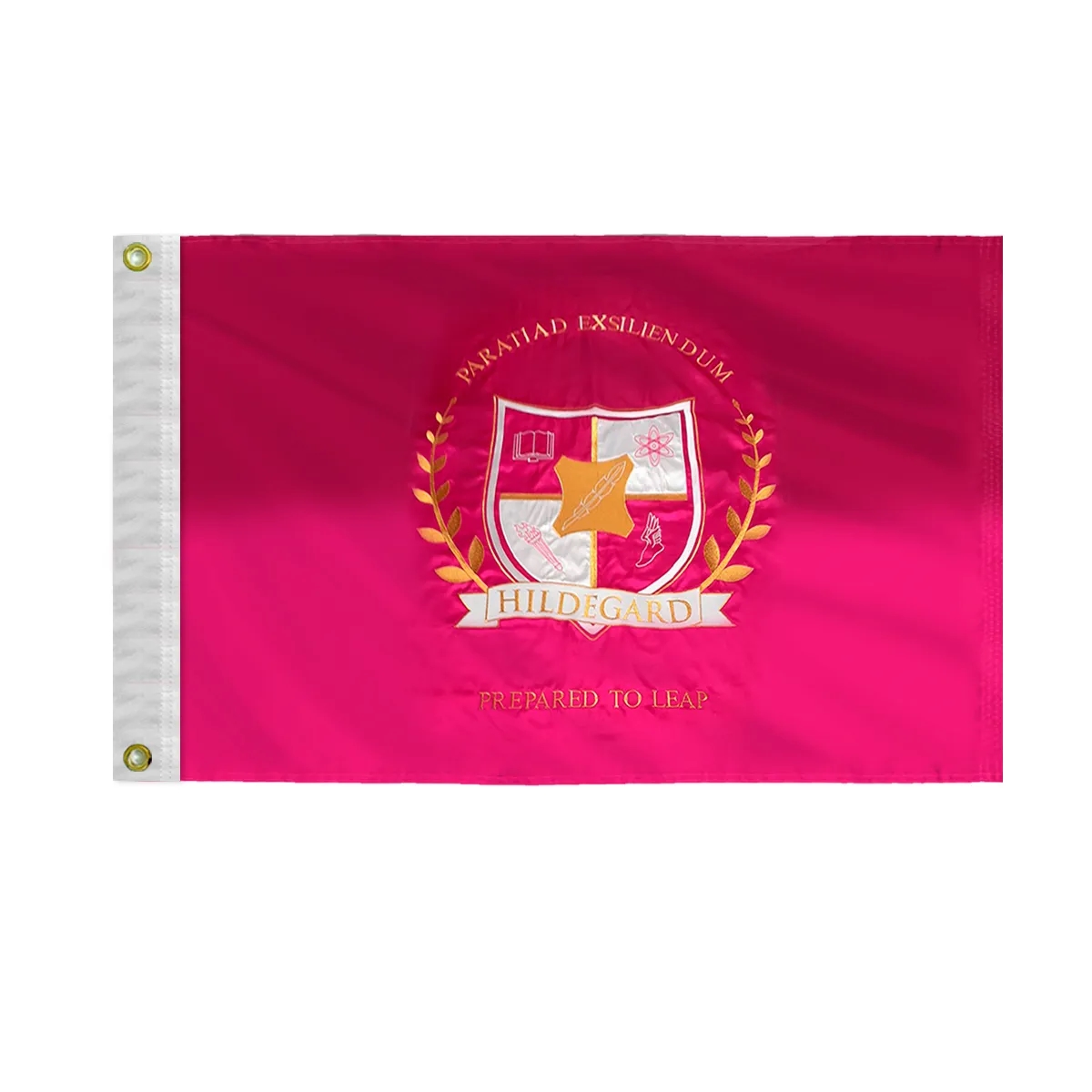 Applique & Embroidered Flag 12" x 18" Nylon 2