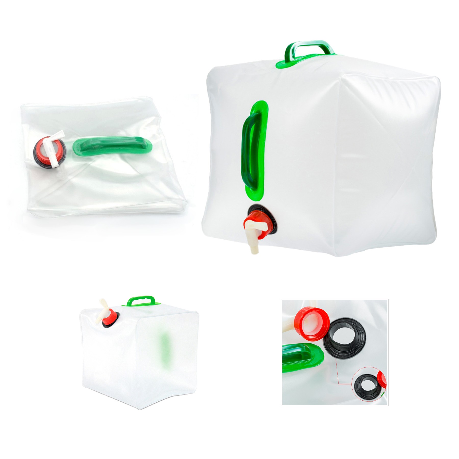20L/5.2Gallon Portable Collapsible Water Containers 2