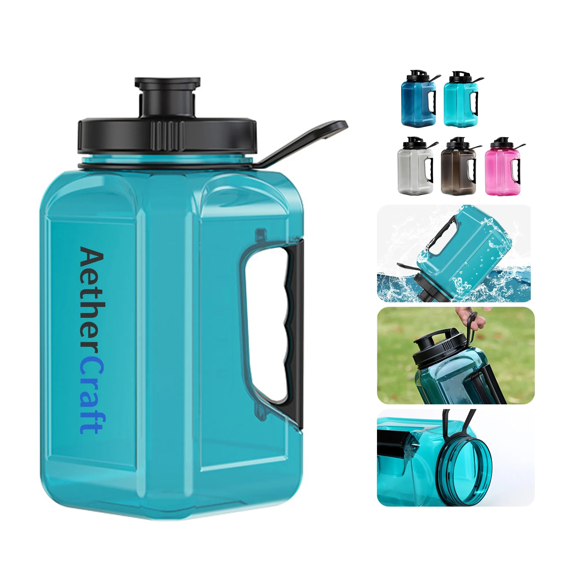 Lightweight Water Bucket with Handles BPA Free PET 2