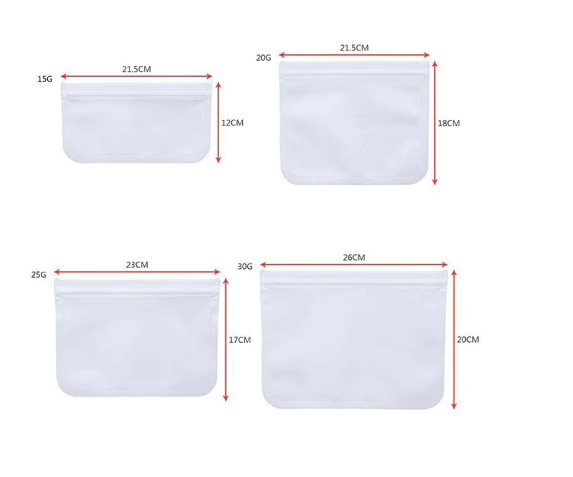 Small Size Reusable Snack Storage Bags 3
