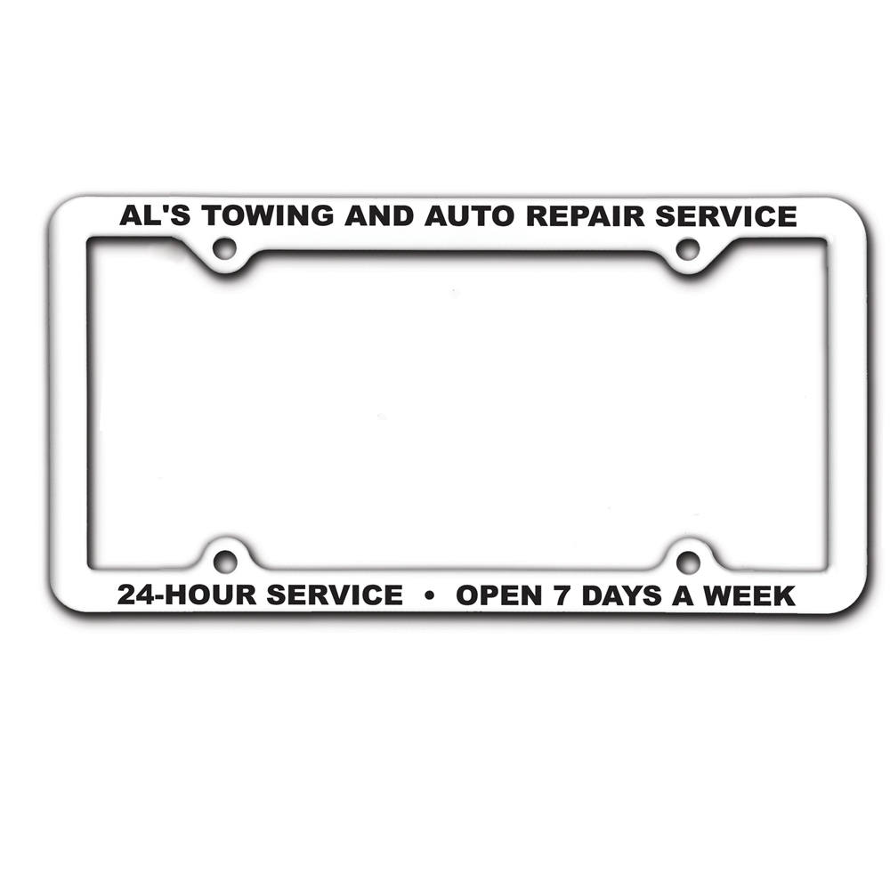Thin Panel License Plate Frames 2