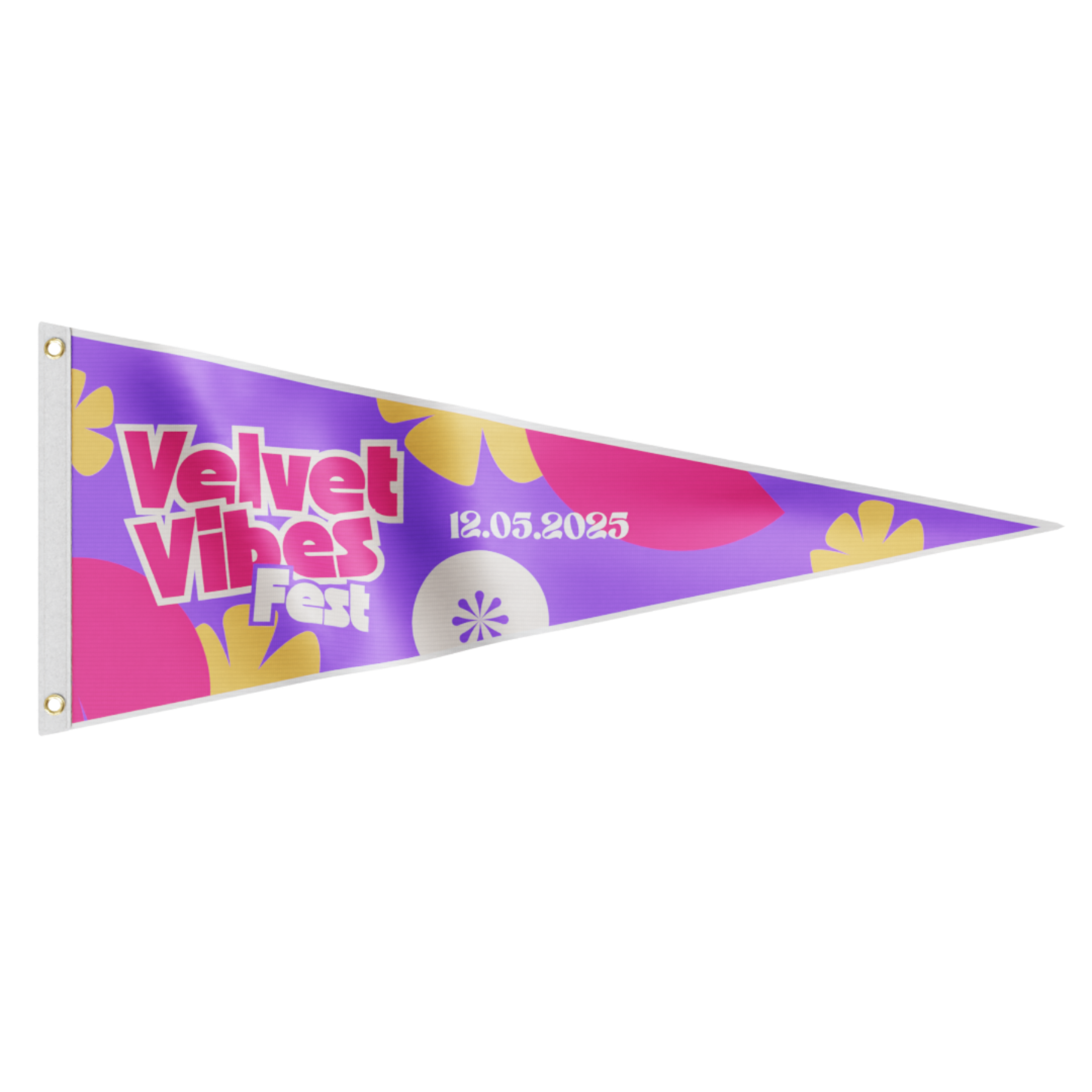 Horizontal Pennant Banner