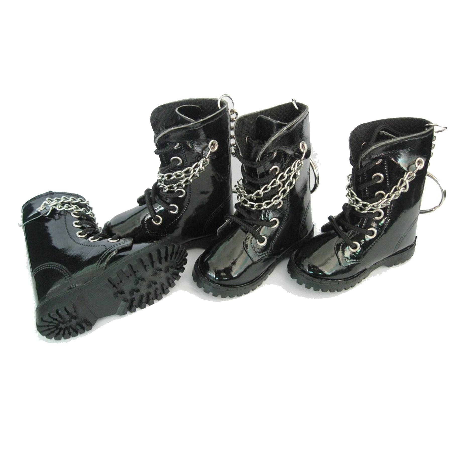 PU Leather boot keychain 5