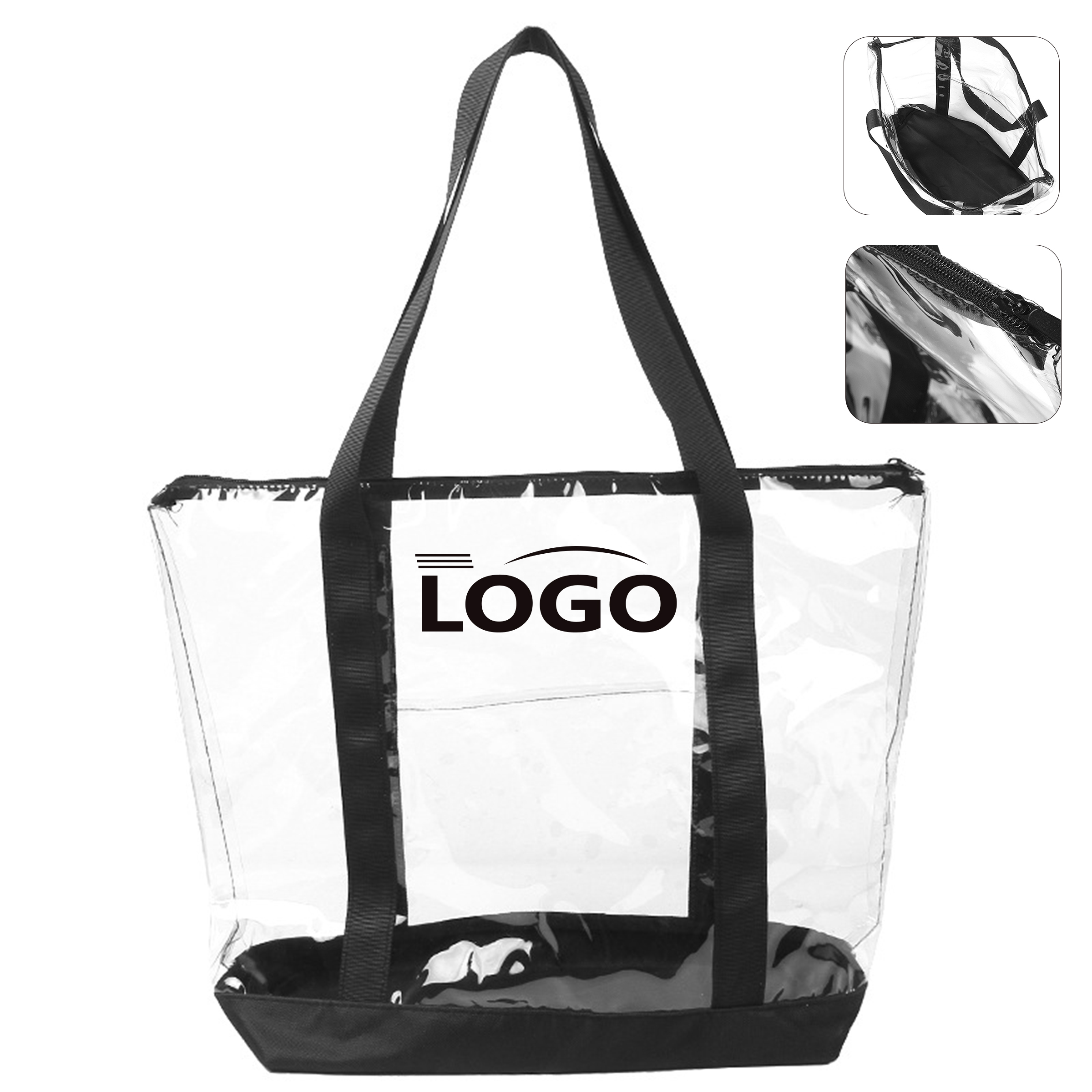 Clear PVC Beach Tote ?C Stylish and Roomy Design 4