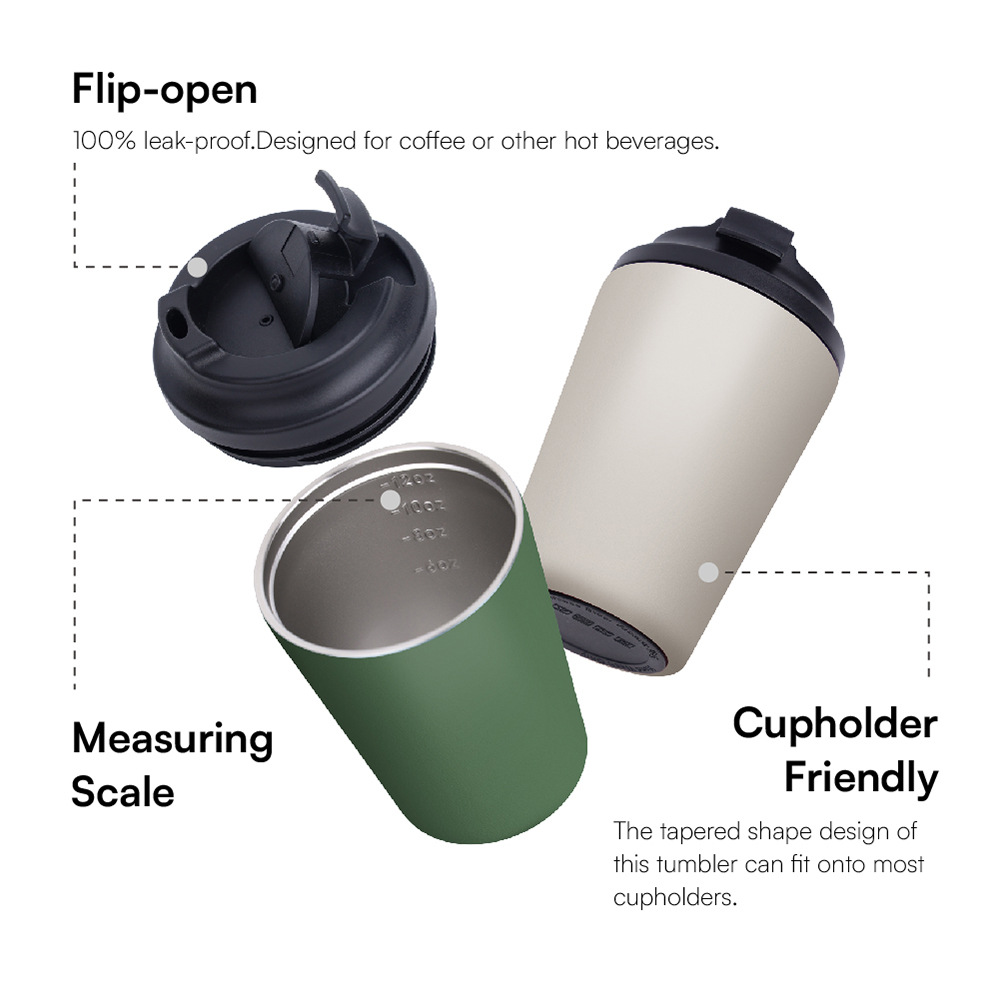 Portable Stainless Steel Car Coffee Cup 5