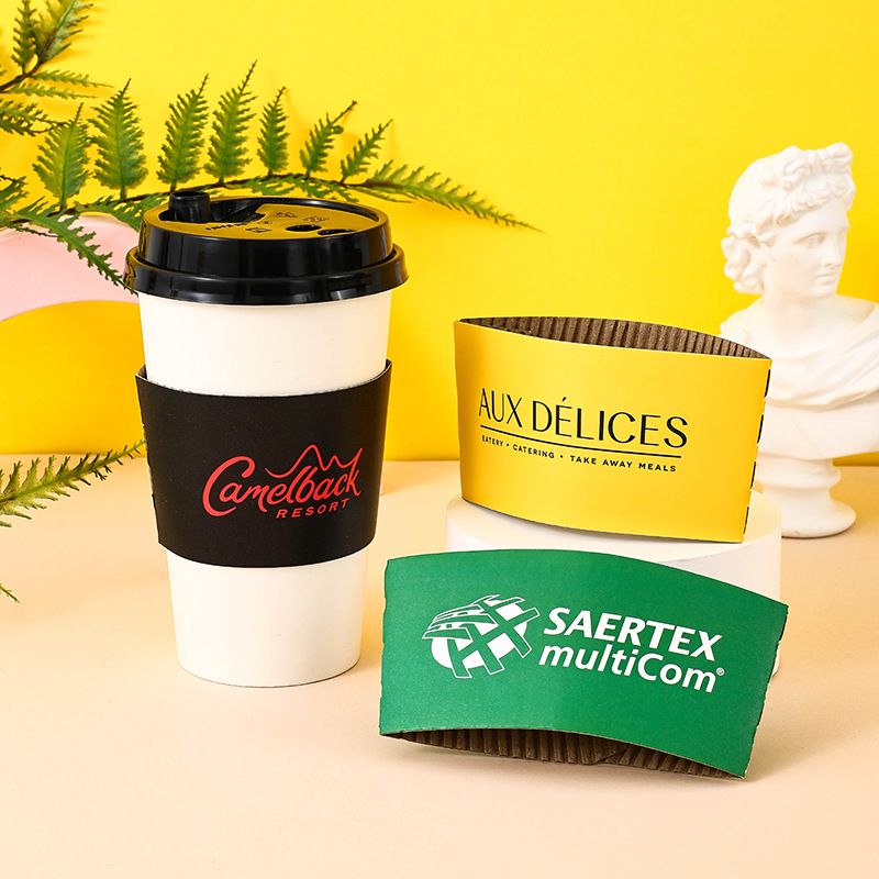 Kraft Paper Coffee Cup Sleeve 3