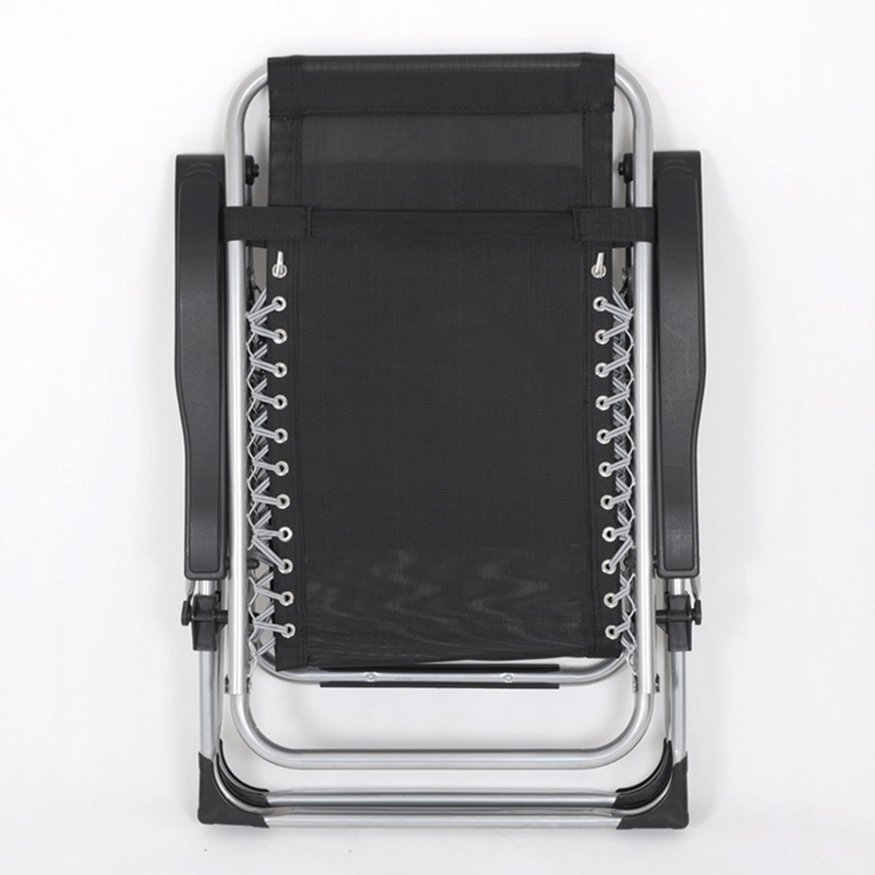 Folding Foldable Lightweight Black Lounge Chair 3