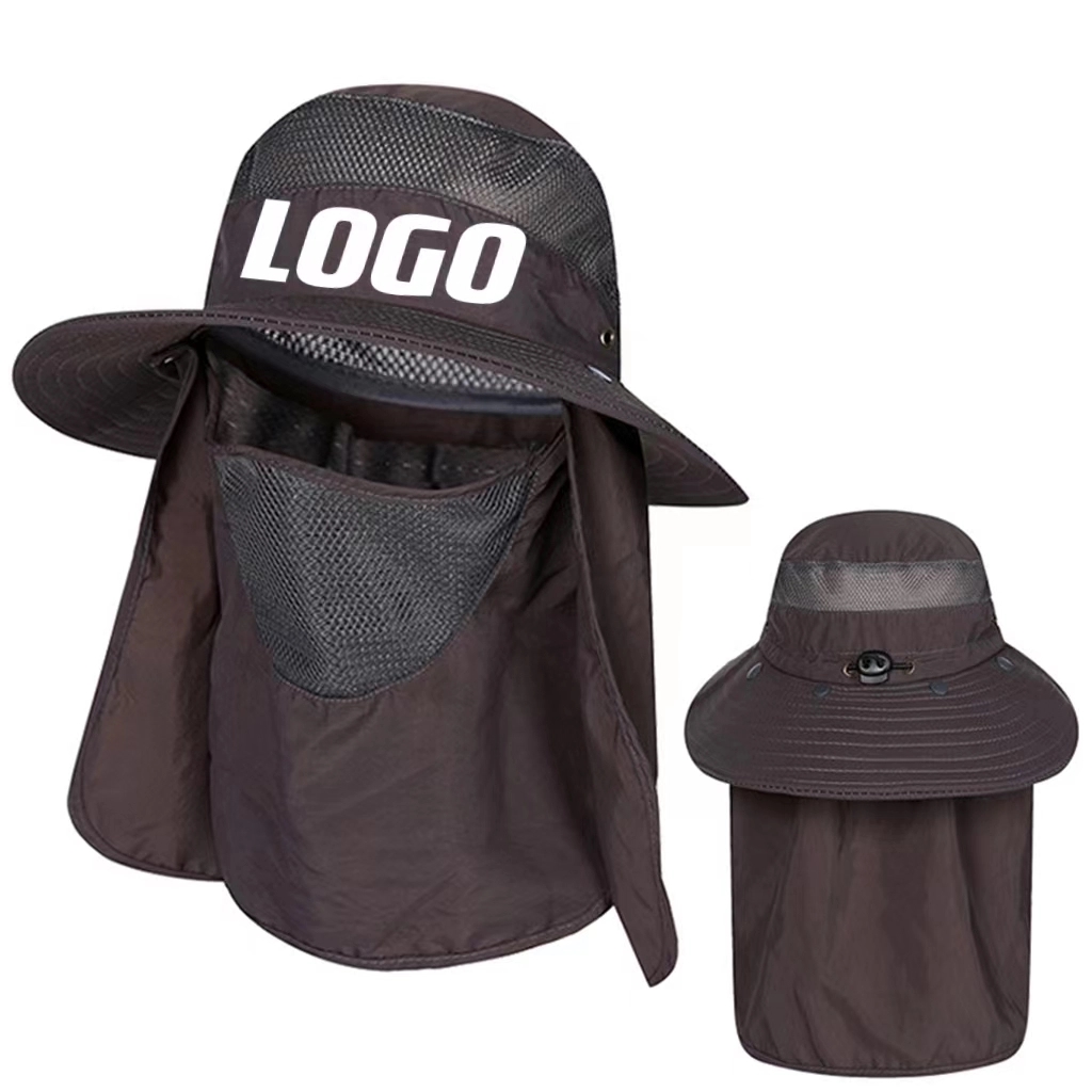 Protection Sunbonnet With Mesh Mask Neck Flap 5