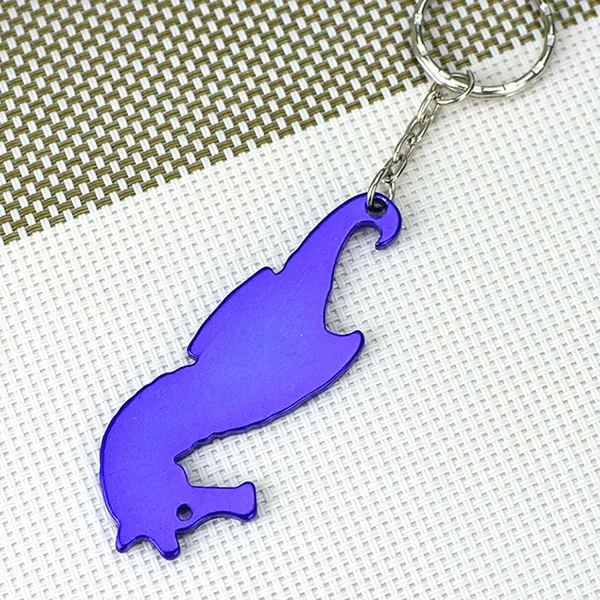 Seahorse Shape Bottle Opener Animal Keychains 1