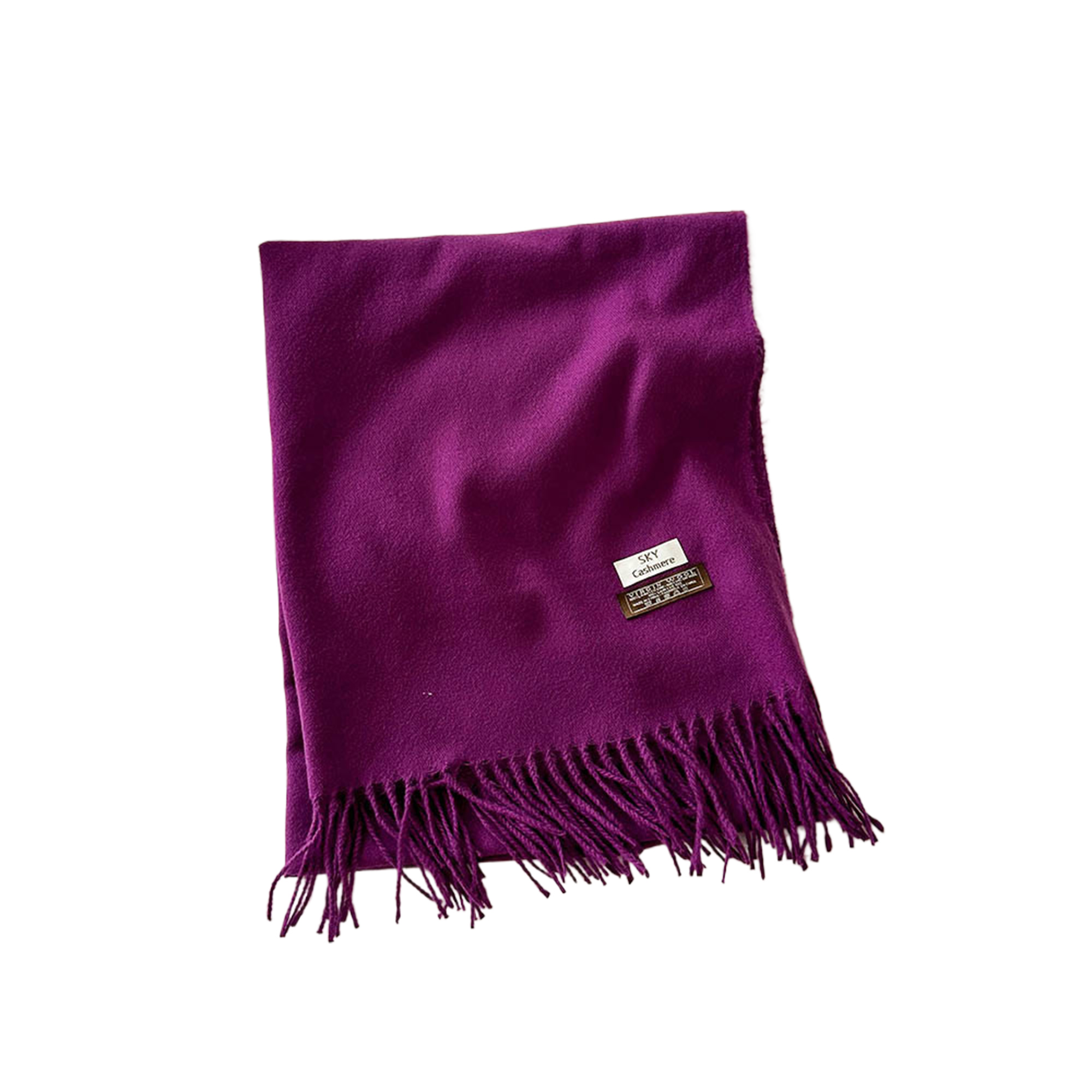 Winter Warm Solid Color Faux Cashmere Scarf 11