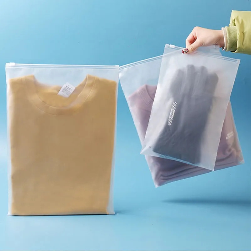 PE frosted zipper bag 5