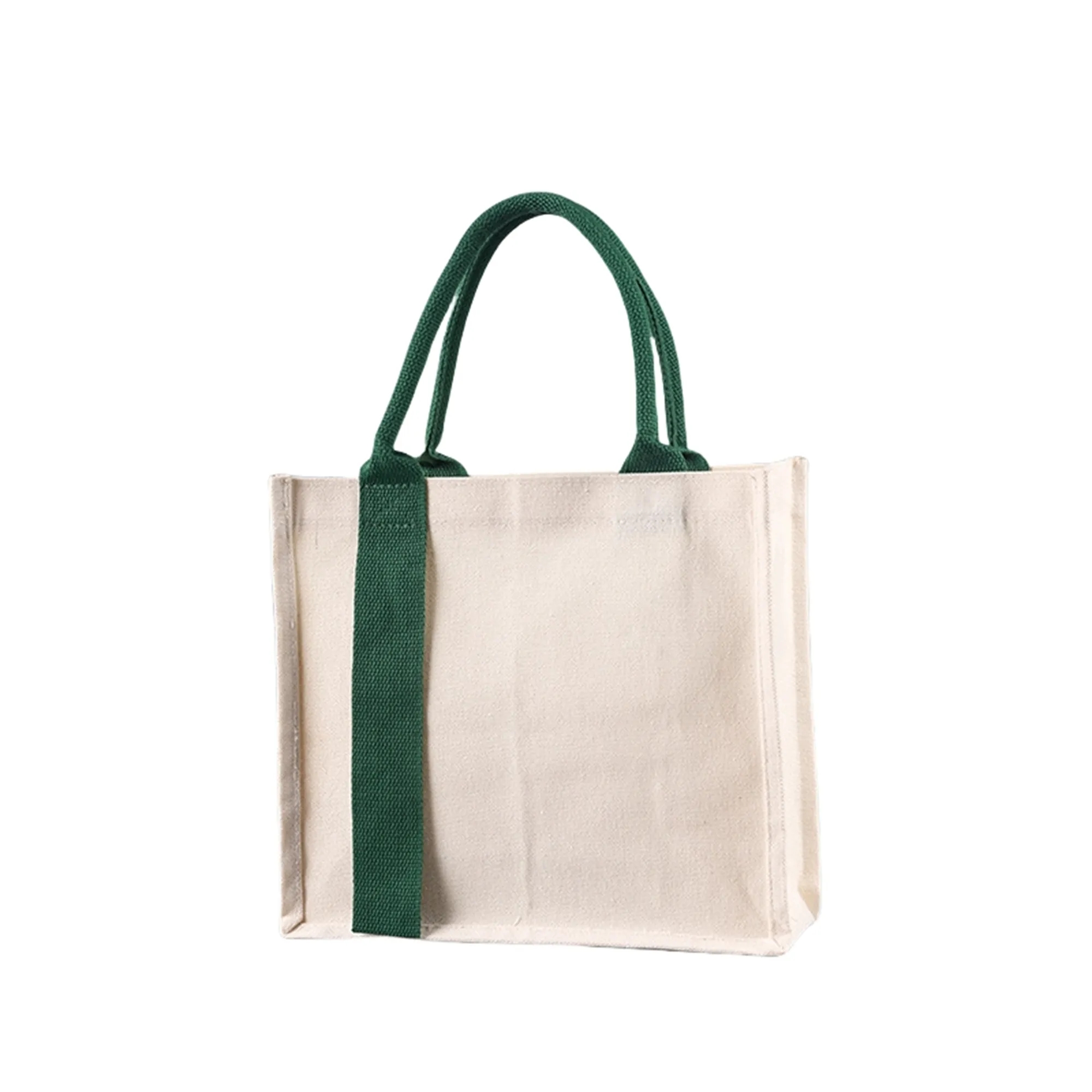 Full Color Reusable Shopping Canvas Tote Bag, custom tote bag with logo imprint 5