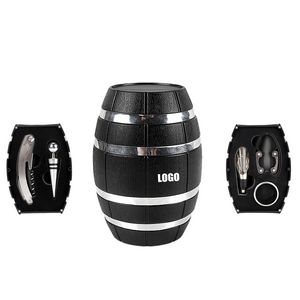 5 In 1 Wine Opener With Silver Barrel Shaped Case 11