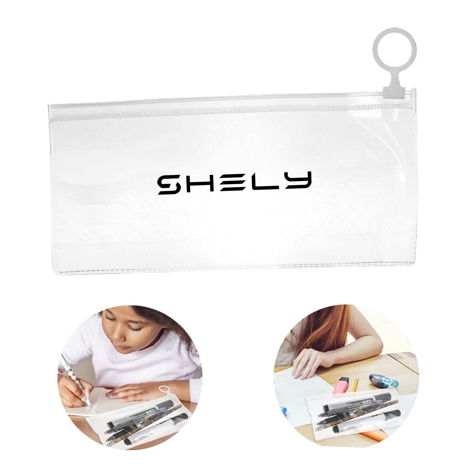 Clear PVC Pencil Bag 12