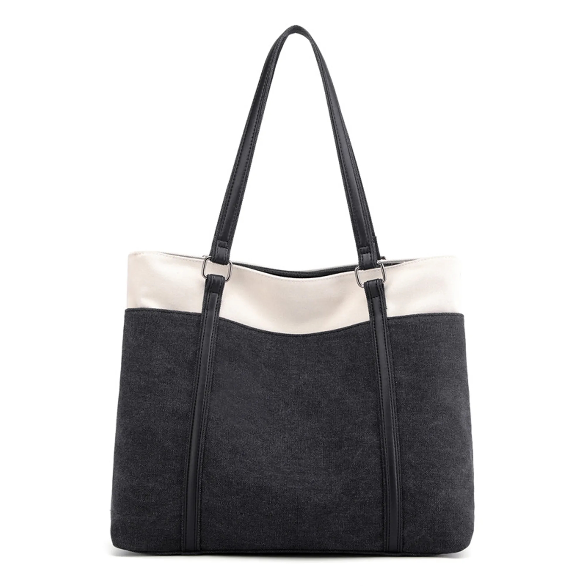 Canvas Shoulder Bag Women Laptop Tote 8