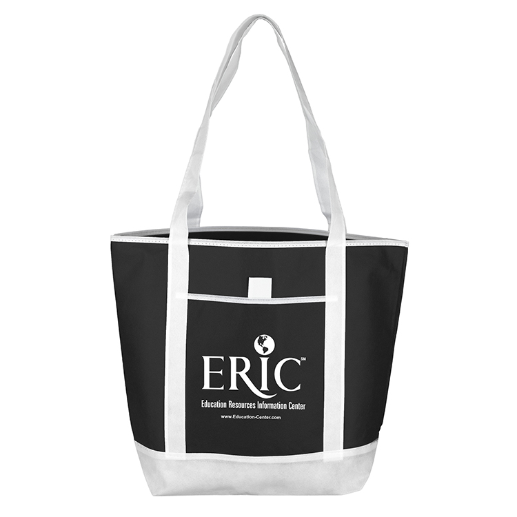 17-1/2"W x 13-1/2"H x 6"Gusset - "THE LIBERTY" Corporate, Travel and Beach Tote Bag 12