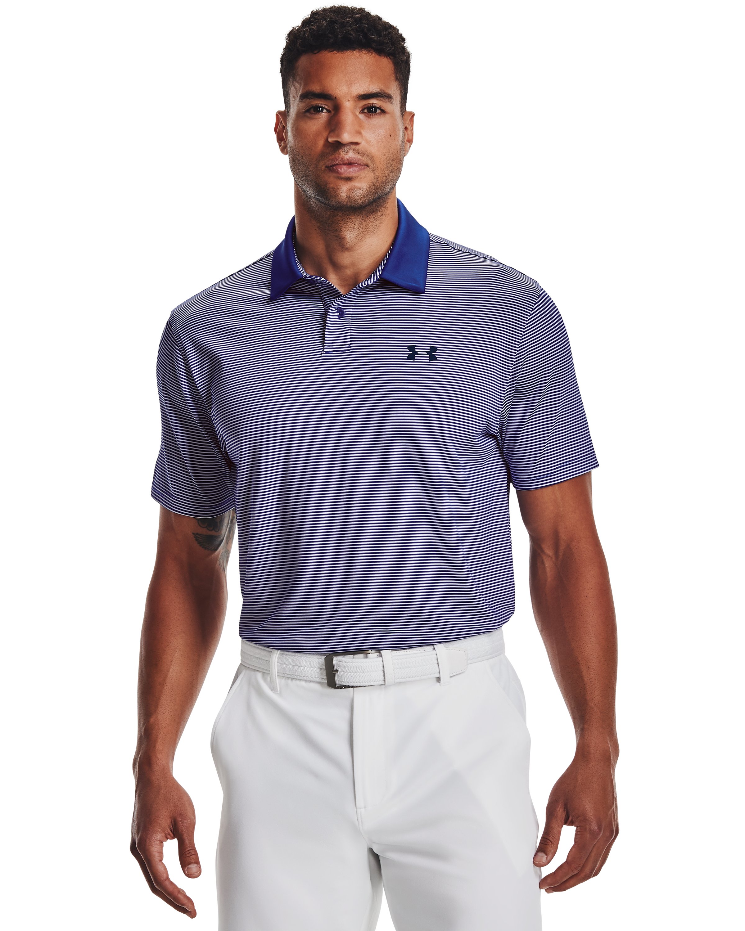 UA Performance Stripe Men's Polo 15